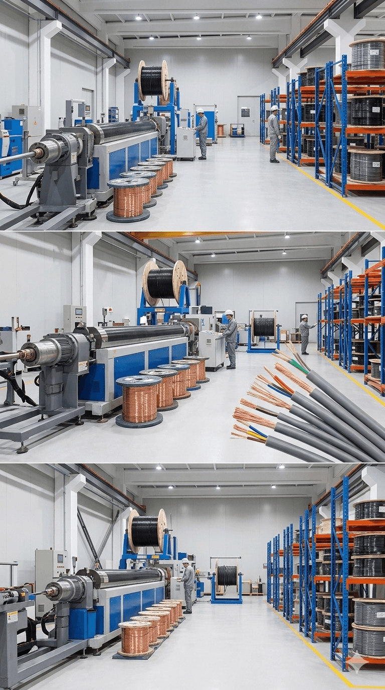 Производство высокогибкого кабеля для промышленной автоматизации